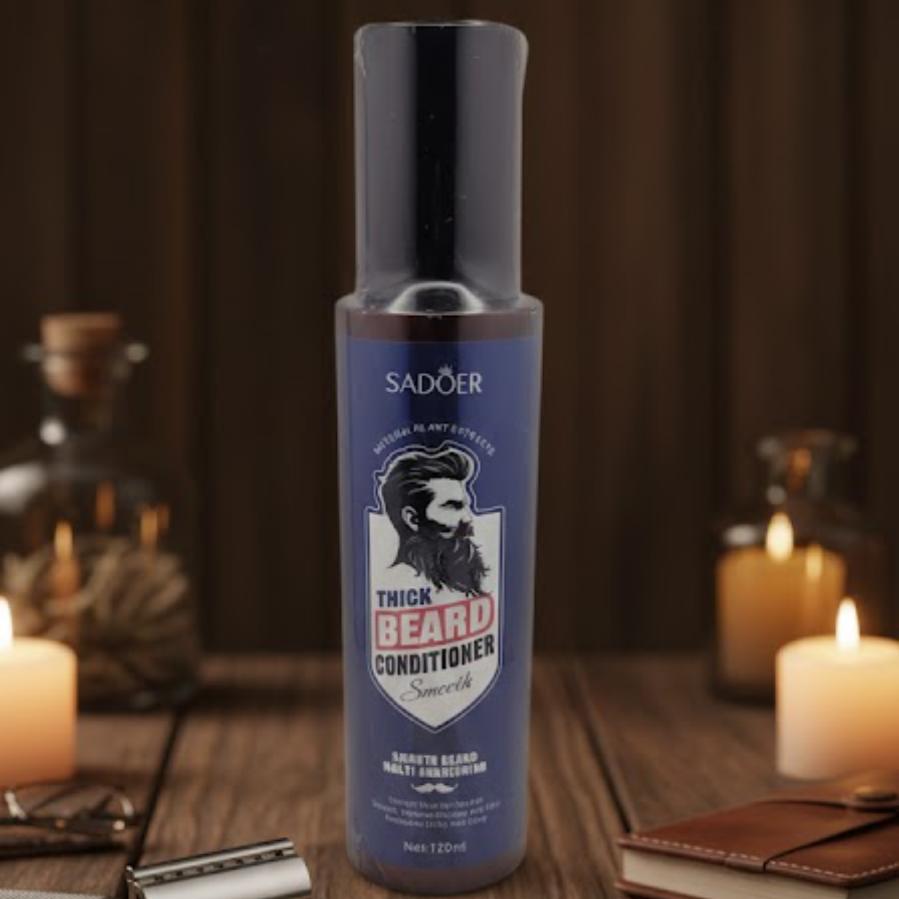 Acondicionador para Barba Thick Beard Smooth – SADOER (Nutrición y Suavidad 120ml)